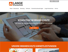 Tablet Screenshot of lange-brandschutz.de